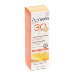 Acorelle Crème Solaire Teintée Bio SPF 30 - Contenance : 50 Ml -Jequiti Shop 61636f72656c6c652d6372656d652d736f6c616972652d7465696e7465652d646f72652d35306d6c2d666163658eeb57a6
