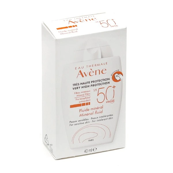 Avène Fluide Solaire Minéral SPF 50+ - Contenance : 40 Ml 6 Avène Fluide Solaire Minéral SPF 50+ - Contenance : 40 Ml – Image 6