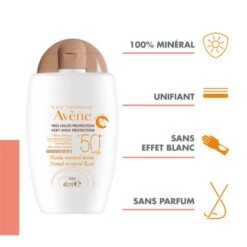 Avène Solaire Fluide Minéral Teinté SPF 50+ - Contenance : 40 Ml -Jequiti Shop 6176656e652d736f6c616972652d666c756964652d6d696e6572616c2d7465696e74652d73706635302d34302d6d6c2d31ef80c624