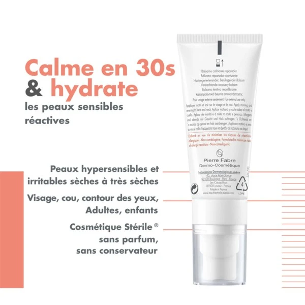 Avène Tolérance Control Baume Apaisant Restaurateur - Contenance : 40 Ml 4 Avène Tolérance Control Baume Apaisant Restaurateur - Contenance : 40 Ml – Image 4