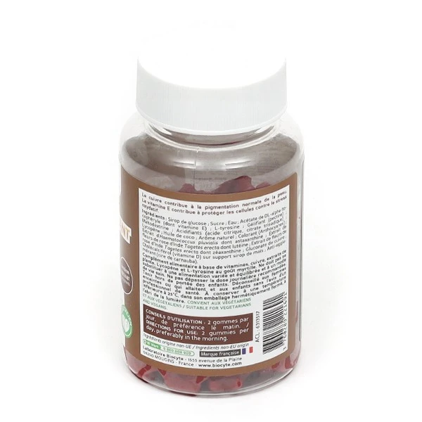 Biocyte Autobronzant Gummies - Contenance : 60 Gommes 2 Biocyte Autobronzant Gummies - Contenance : 60 Gommes – Image 2