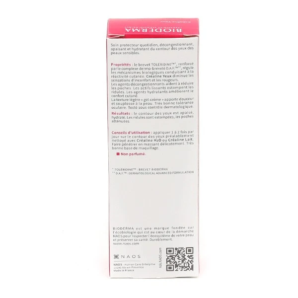 Bioderma Créaline Gel Contour Des Yeux - Contenance : 15 Ml 1 Bioderma Créaline Gel Contour Des Yeux - Contenance : 15 Ml
