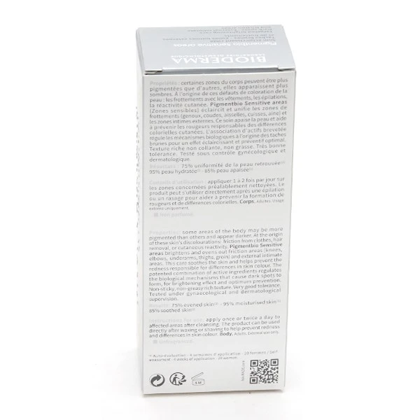 Bioderma Pigmentbio Sensitives Areas - Contenance : 75 Ml 1 Bioderma Pigmentbio Sensitives Areas - Contenance : 75 Ml