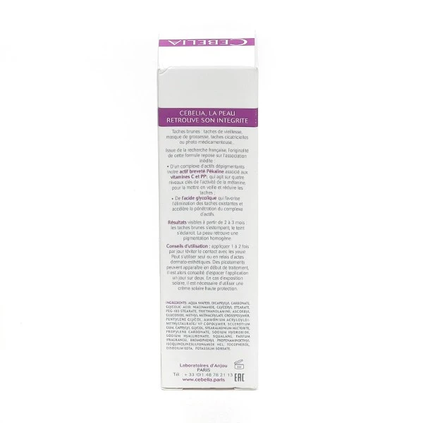 Cebelia Dépigmentant Renforcé - Contenance : 30 Ml 1 Cebelia Dépigmentant Renforcé - Contenance : 30 Ml