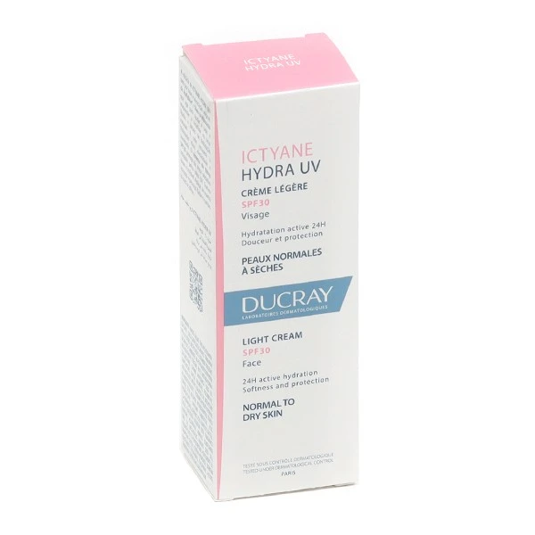 Ducray Ictyane Hydra UV Crème Légère - Contenance : 40 Ml 3 Ducray Ictyane Hydra UV Crème Légère - Contenance : 40 Ml – Image 3