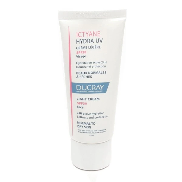 Ducray Ictyane Hydra UV Crème Légère - Contenance : 40 Ml 2 Ducray Ictyane Hydra UV Crème Légère - Contenance : 40 Ml – Image 2