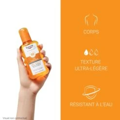 Eucerin Sun Spray Solaire Transparent SPF50+ - Contenance : 200 Ml -Jequiti Shop 6575636572696e2d73756e2d73707261792d736f6c616972652d7472616e73706172656e742d73706635302d326811ef94