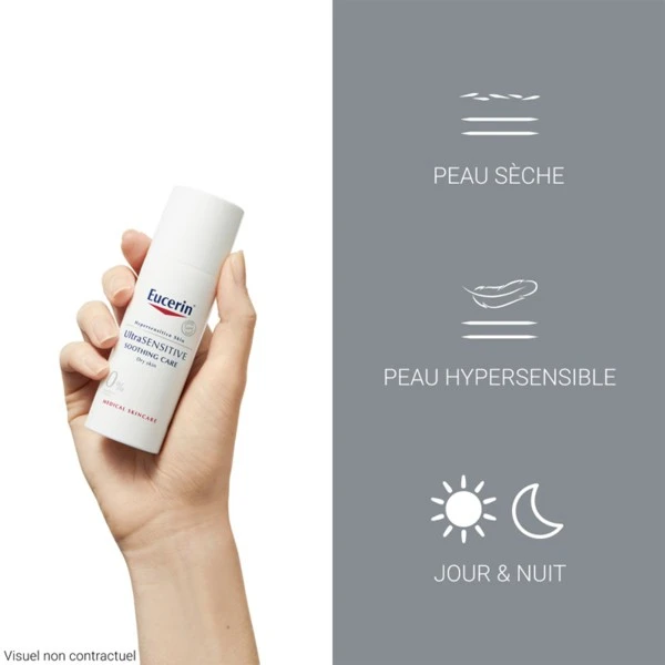 Eucerin Ultra-Sensible Soin Apaisant Peau Sèche - Contenance : 50 Ml 4 Eucerin Ultra-Sensible Soin Apaisant Peau Sèche - Contenance : 50 Ml – Image 4