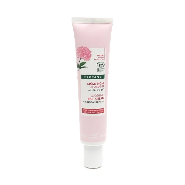 Klorane Crème Riche Apaisante à La Pivoine Bio - Contenance : 40 Ml 2 Klorane Crème Riche Apaisante à La Pivoine Bio - Contenance : 40 Ml – Image 2