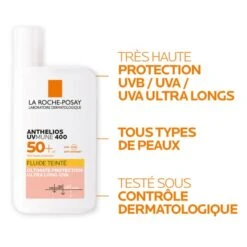 LA ROCHE-POSAY La Roche Posay Anthelios UVMune Fluide Solaire Teinté SPF 50+ - Contenance : 50 Ml -Jequiti Shop 6c612d726f6368652d706f7361792d616e7468656c696f732d75766d756e652d666c756964652d736f6c616972652d7465696e74652d7370662d35302d318055f304