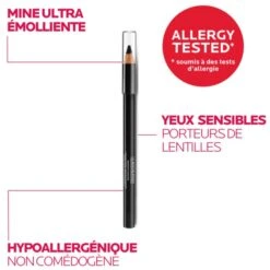 LA ROCHE-POSAY La Roche Posay Tolériane Crayon Yeux - Couleur : Noir