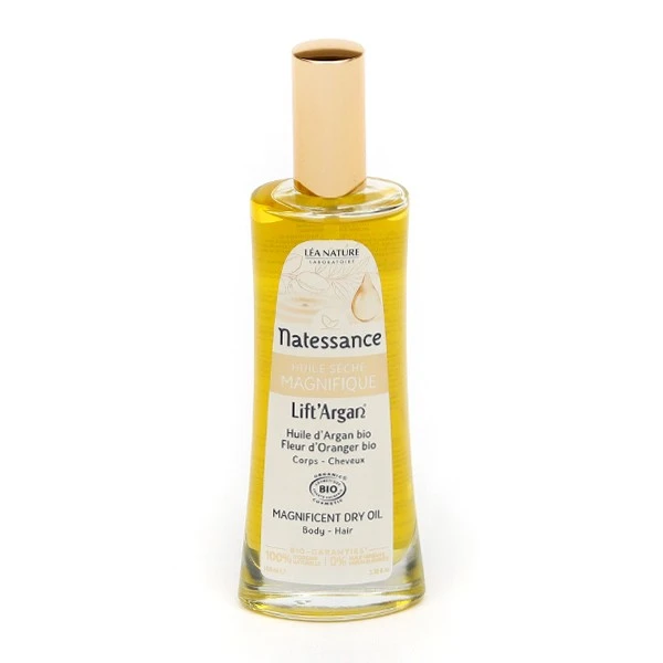 Natessance Huile Sèche Magnifique à L'huile D'argan Bio - Contenance : 100 Ml 2 Natessance Huile Sèche Magnifique à L'huile D'argan Bio - Contenance : 100 Ml – Image 2