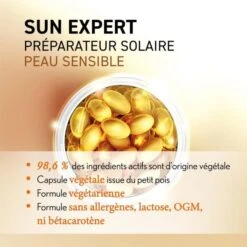 COOPER Oenobiol Sun Expert Préparateur Solaire Peau Sensible Capsules - Contenance : 30 Capsules -Jequiti Shop 6f656e6f62696f6c2d73756e2d6578706572742d70726570617261746575722d736f6c616972652d706561752d73656e7369626c652d63617073756c65732d33a6b636f2