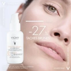 Vichy Capital Soleil UV-Age Daily Fluide Solaire Anti-âge SFP 50+ - Contenance : 40 Ml -Jequiti Shop 76696368792d6361706974616c2d736f6c65696c2d75762d6167652d6461696c792d666c756964652d736f6c616972652d616e74692d6167652d7366702d35302d311de31e1e