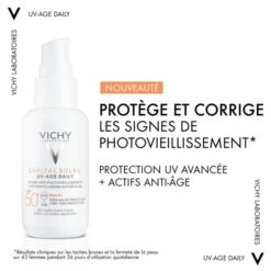 Vichy Capital Soleil UV-Age Daily Fluide Solaire Anti-âge SFP 50+ - Contenance : 40 Ml -Jequiti Shop 76696368792d6361706974616c2d736f6c65696c2d75762d6167652d6461696c792d666c756964652d736f6c616972652d616e74692d6167652d7366702d35302d3243abbfa6