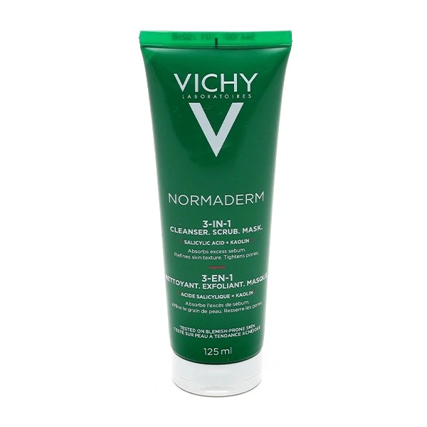 Vichy Normaderm 3 En 1 Nettoyant Exfoliant - Contenance : 125 Ml 3 Vichy Normaderm 3 En 1 Nettoyant Exfoliant - Contenance : 125 Ml – Image 3
