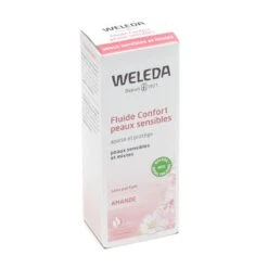 Weleda Amande Fluide Confort Peaux Sensibles Bio - Contenance : 30 Ml -Jequiti Shop 77656c6564612d666c756964652d636f6e666f72742d70656175782d73656e7369626c65732d616d616e64652d62696f2d33306d6c2d66616365a2942b42