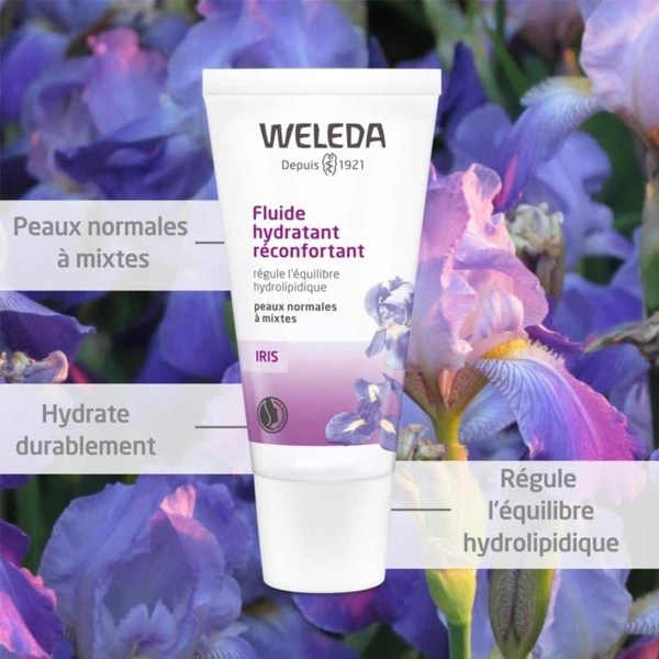 Weleda Iris Fluide Hydratant Réconfortant Bio - Contenance : 30 Ml 5 Weleda Iris Fluide Hydratant Réconfortant Bio - Contenance : 30 Ml – Image 5