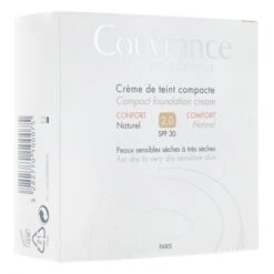 Avène Couvrance Crème De Teint Compacte Confort SPF30 10 G - Teintes : Beige -Jequiti Shop avene couvrance creme de teint compacte 20 confort face