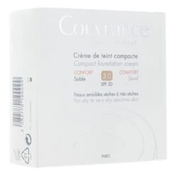 Avène Couvrance Crème De Teint Compacte Confort SPF30 10 G - Teintes : Beige -Jequiti Shop avene couvrance creme de teint compacte 30 confort face