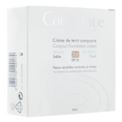 Avène Couvrance Crème De Teint Compacte Fini Mat SPF30 10 G - Teintes : Beige -Jequiti Shop avene couvrance creme de teint compacte 30 fini mat face