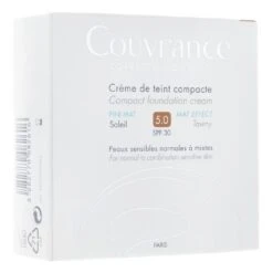 Avène Couvrance Crème De Teint Compacte Fini Mat SPF30 10 G - Teintes : Beige -Jequiti Shop avene couvrance creme de teint compacte soleil 50 fini mat face
