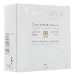 Avène Couvrance Crème De Teint Compacte Confort SPF30 10 G - Teintes : Beige -Jequiti Shop avene creme de teint compacte beige face