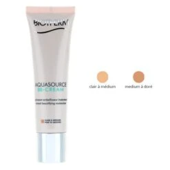 Biotherm Aquasource BB Crème 30 Ml - Teintes : Clair à Médium -Jequiti Shop biotherm aquasource bb cream option