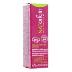 Natorigin Rouge à Lèvres Bio 3 G - Couleur : Gold -Jequiti Shop natorigin rouge a levres bio face