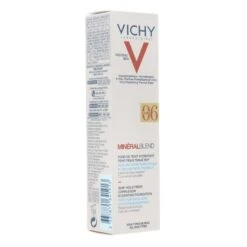 Vichy MinéralBlend Fond De Teint Hydratant 30 Ml - Teintes : 01 - Clay -Jequiti Shop vichy mineral blend fond de teint hydratant 06 face